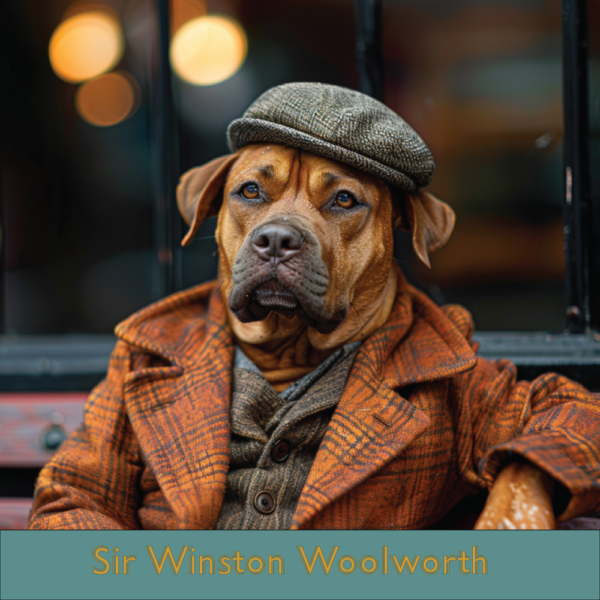 The Stylish Stray Gift Cards - "Sir Winston Woolworth"